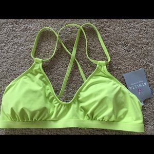 Athleta scoop bikini cactus size L